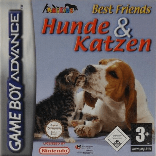 Best Friends: Hunde & Katze box art for GameBoy Advance